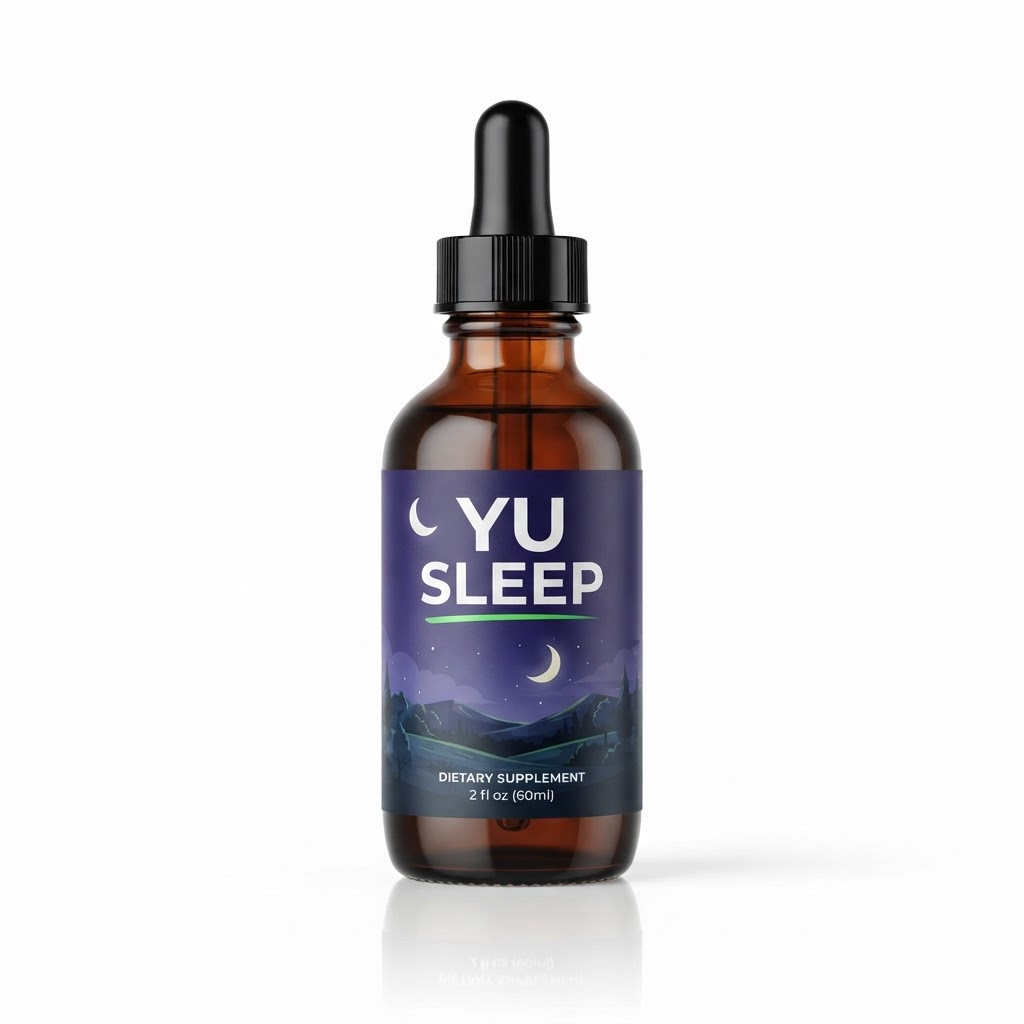 Yu Sleep liquid sleep supplement dropper bottle